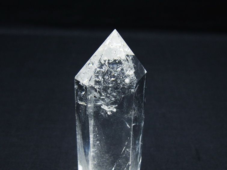 水晶 六角柱 ポイント 置物 一点物 142-10080