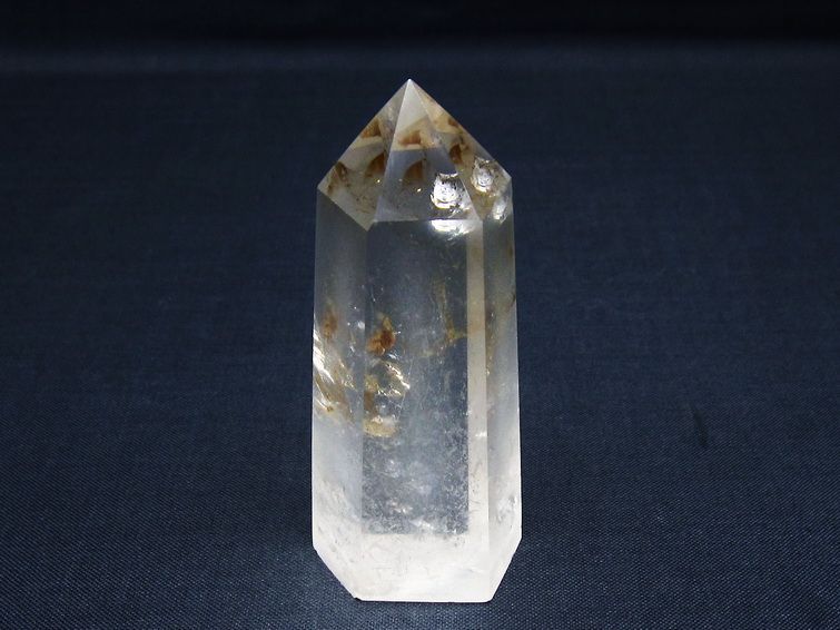 水晶 六角柱 ポイント 置物 一点物 142-10081