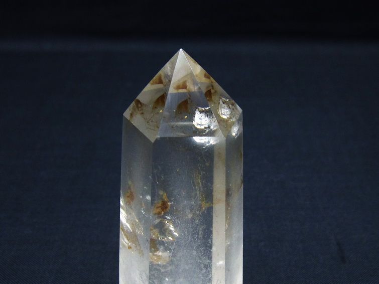 水晶 六角柱 ポイント 置物 一点物 142-10081