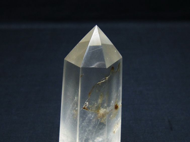 水晶 六角柱 ポイント 置物 一点物 142-10081
