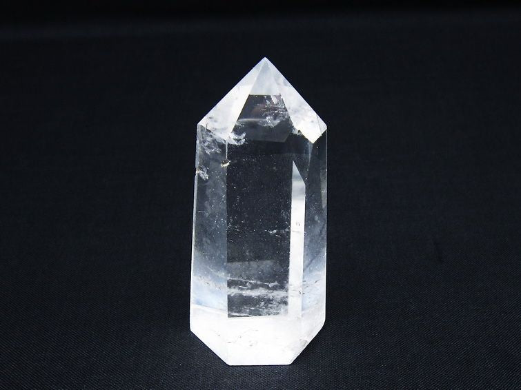 水晶 六角柱 ポイント 置物 一点物 142-10082