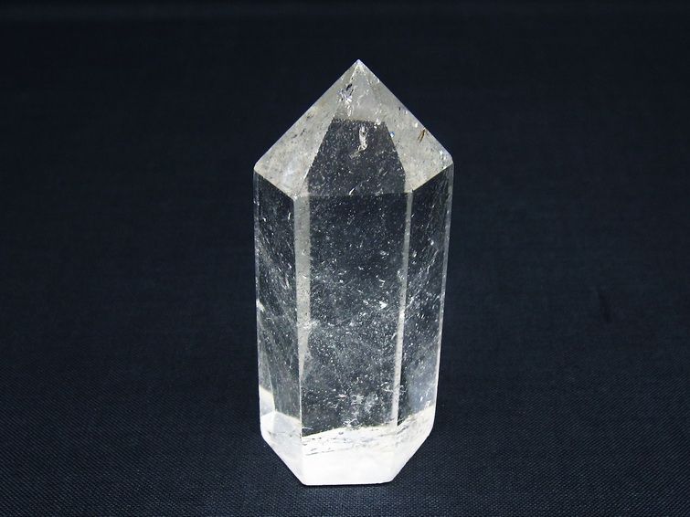 水晶 六角柱 ポイント 置物 一点物 142-10084