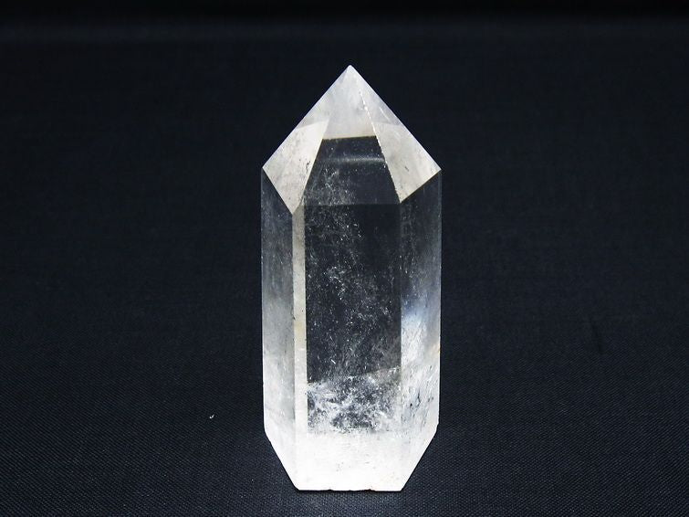 水晶 六角柱 ポイント 置物 一点物 142-10085