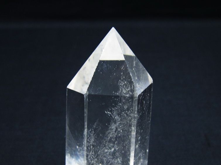 水晶 六角柱 ポイント 置物 一点物 142-10085