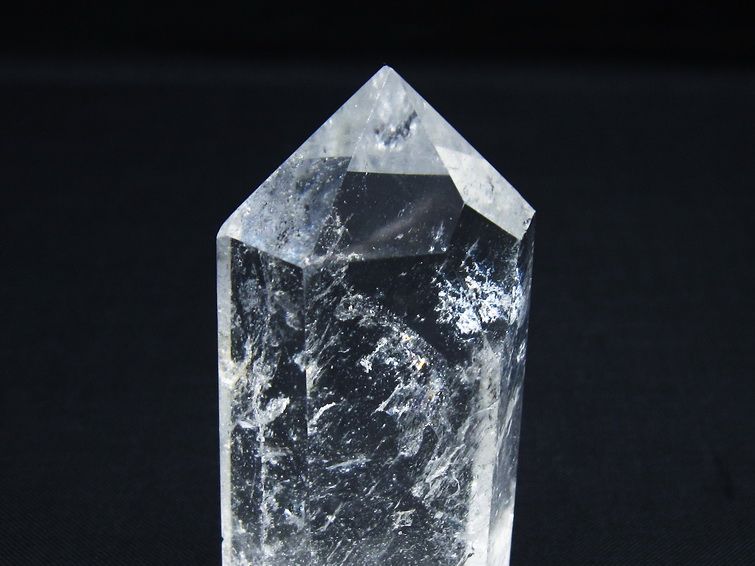 水晶 六角柱 ポイント 置物 一点物 142-10086