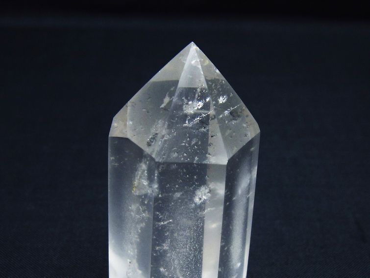 水晶 六角柱 ポイント 置物 一点物 142-10088