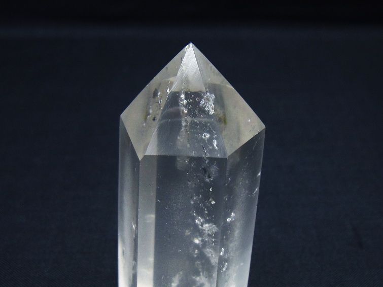 水晶 六角柱 ポイント 置物 一点物 142-10088