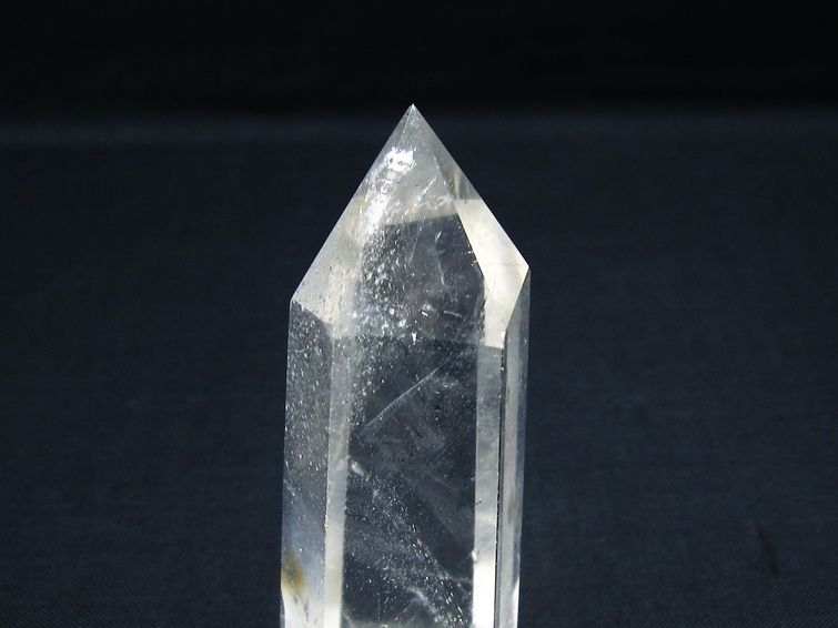 水晶 六角柱 ポイント 置物 一点物 142-10092
