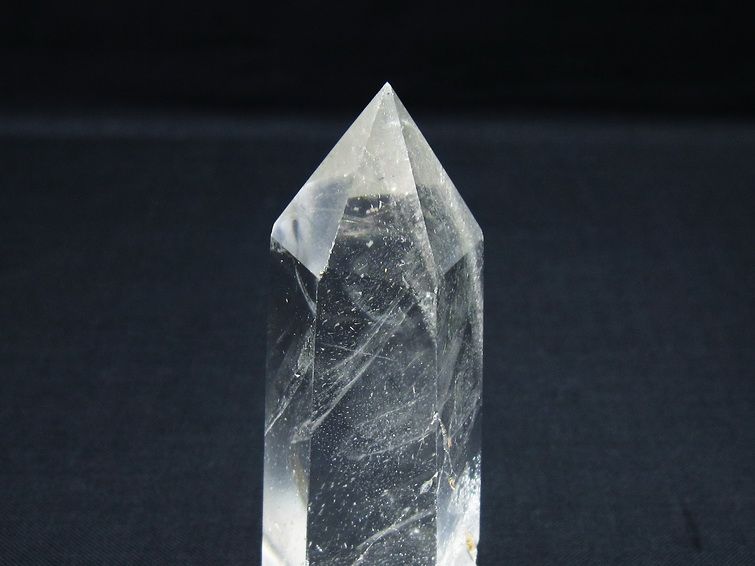 水晶 六角柱 ポイント 置物 一点物 142-10092