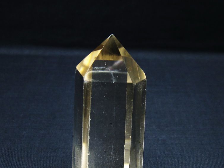 水晶 六角柱 ポイント 置物 一点物 142-10096
