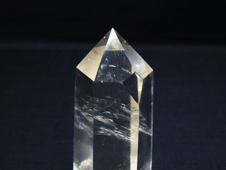 水晶 六角柱 ポイント 置物 一点物 142-10097
