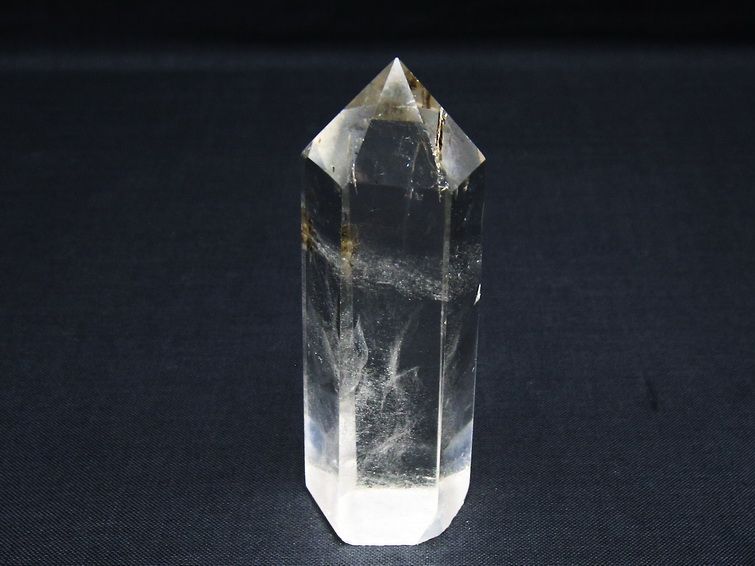 水晶 六角柱 ポイント 置物 一点物 142-10098