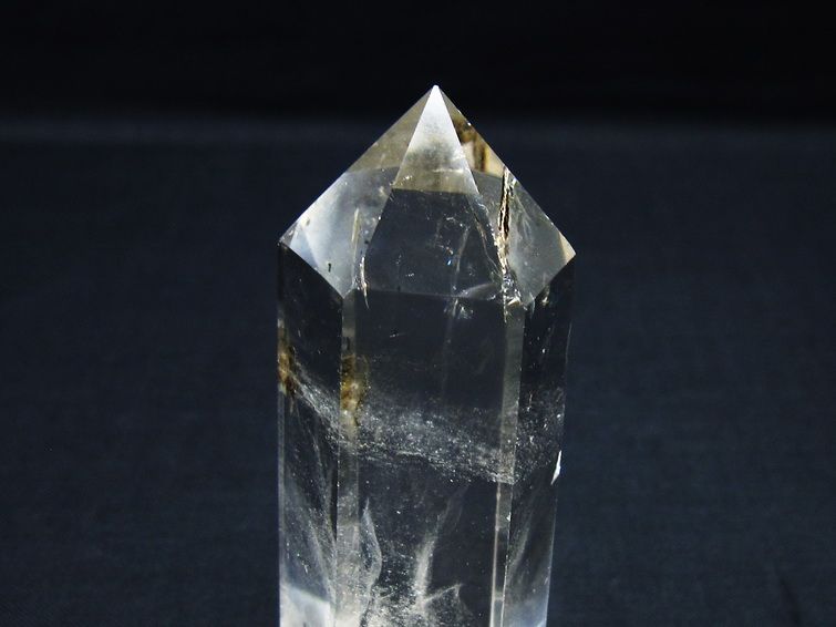 水晶 六角柱 ポイント 置物 一点物 142-10098