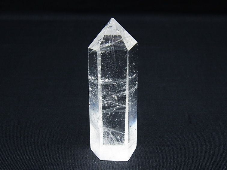水晶 六角柱 ポイント 置物 一点物 142-10101