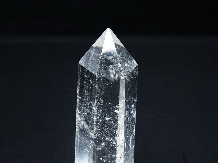 水晶 六角柱 ポイント 置物 一点物 142-10101