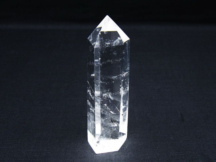 水晶 六角柱 ポイント 置物 一点物 142-10104