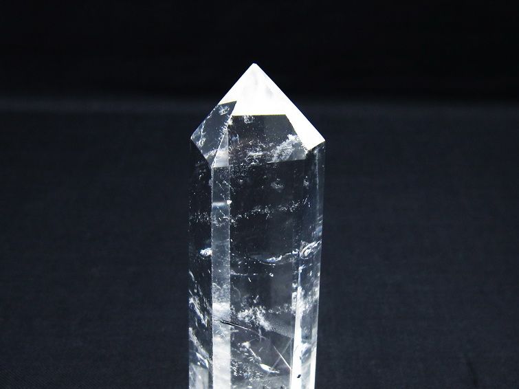水晶 六角柱 ポイント 置物 一点物 142-10104