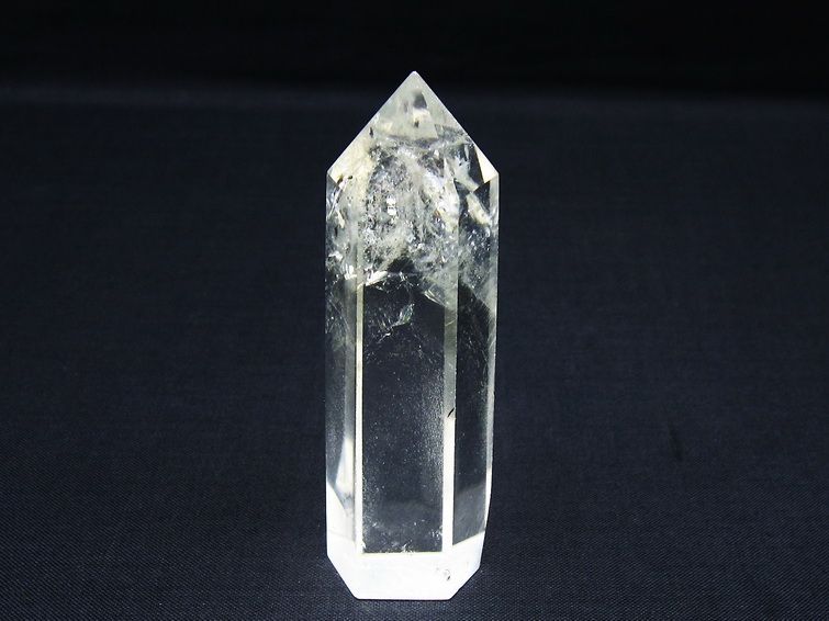 水晶 六角柱 ポイント 置物 一点物 142-10107