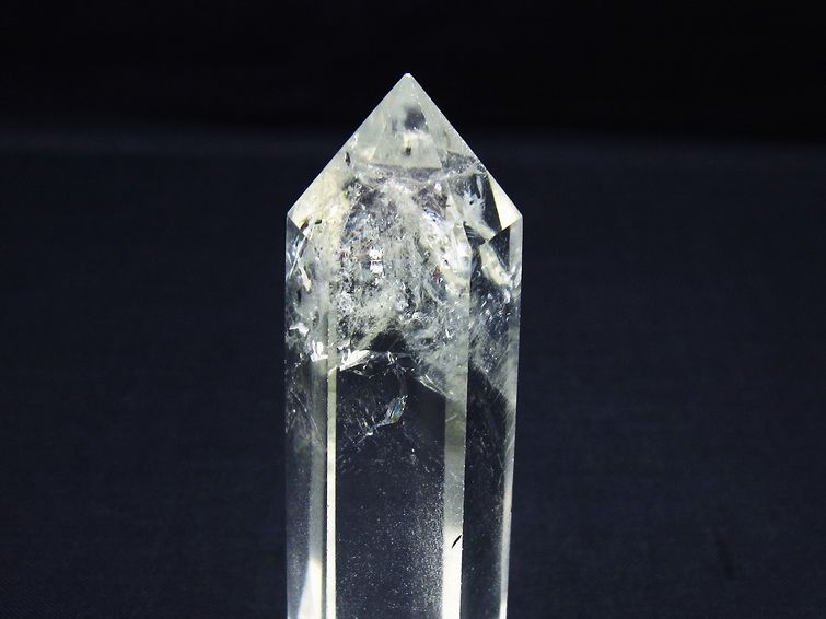 水晶 六角柱 ポイント 置物 一点物 142-10107