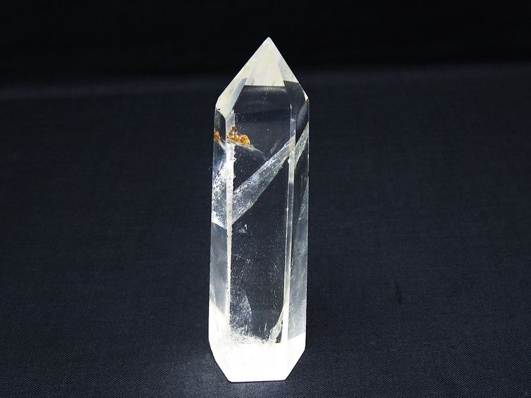 水晶 六角柱 ポイント 置物 一点物 142-10113
