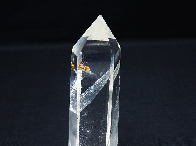 水晶 六角柱 ポイント 置物 一点物 142-10113
