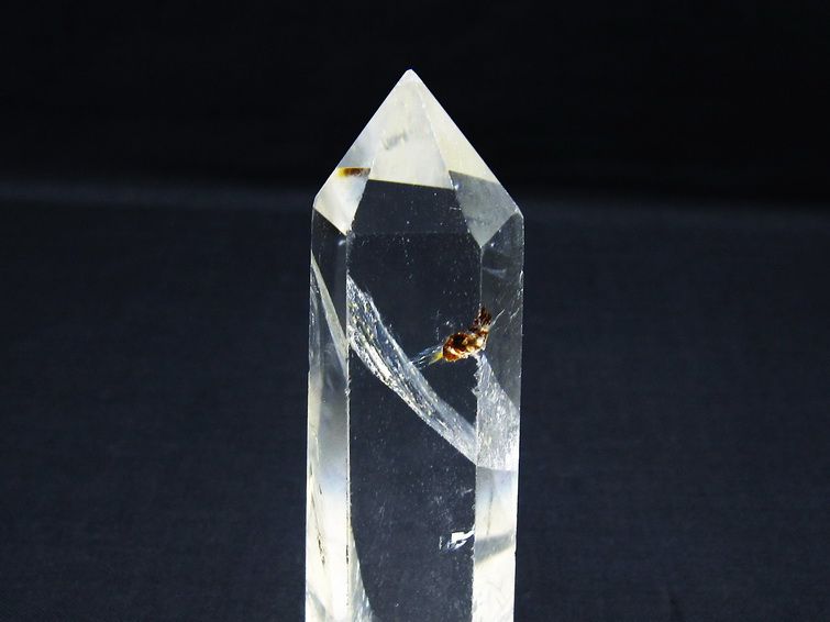 水晶 六角柱 ポイント 置物 一点物 142-10113