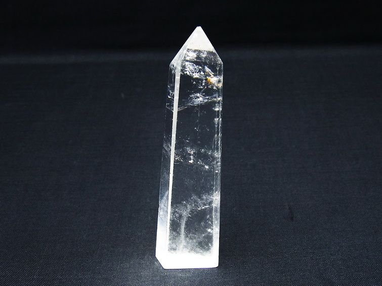 水晶 六角柱 ポイント 置物 一点物 142-10117