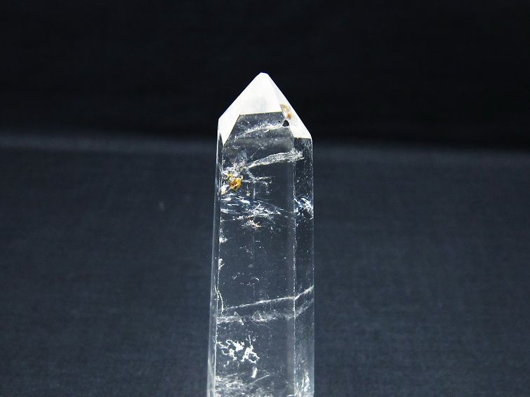 水晶 六角柱 ポイント 置物 一点物 142-10117