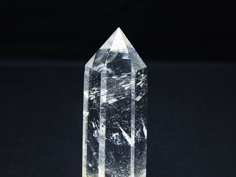 水晶 六角柱 ポイント 置物 一点物 142-10119
