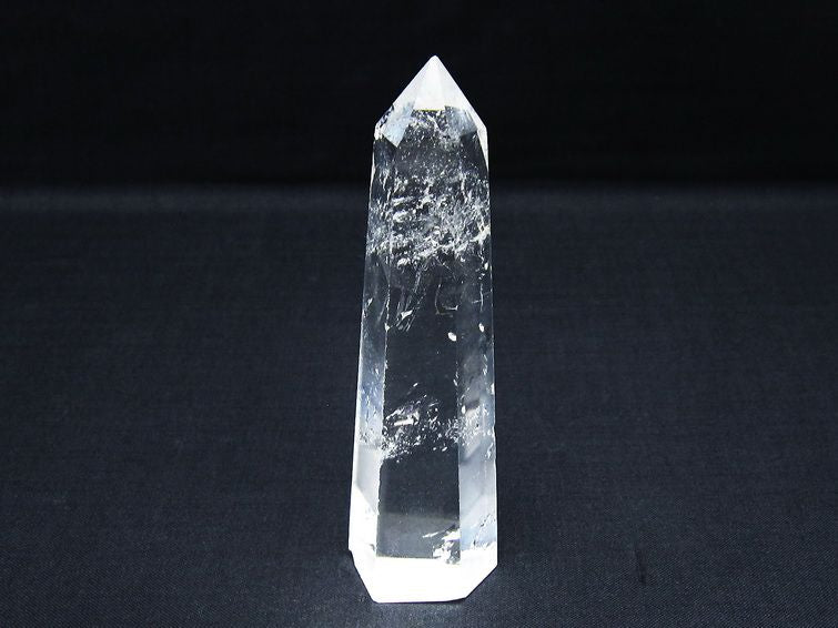 水晶 六角柱 ポイント 置物 一点物 142-10125