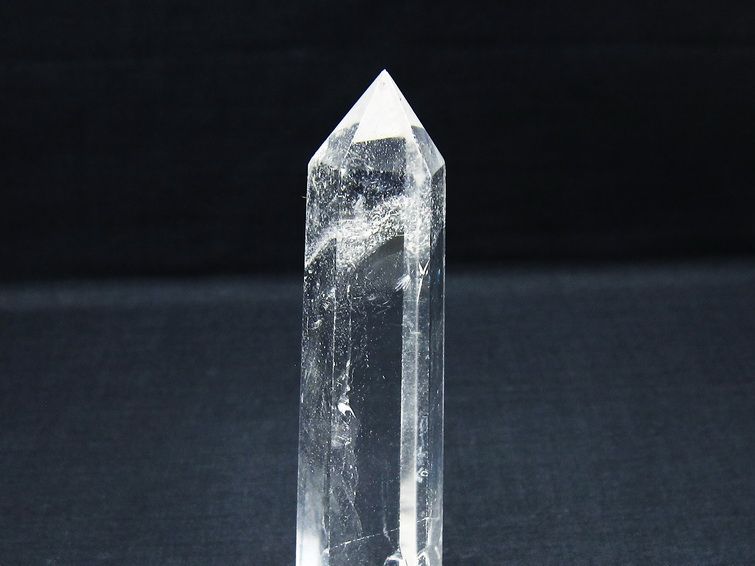 水晶 六角柱 ポイント 置物 一点物 142-10127