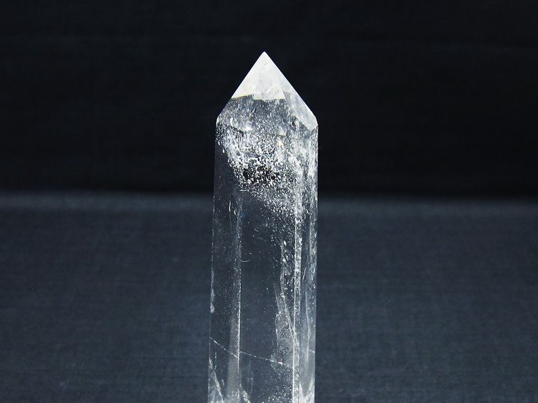 水晶 六角柱 ポイント 置物 一点物 142-10127