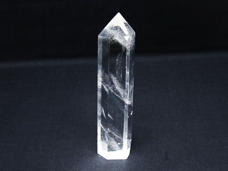 水晶 六角柱 ポイント 置物 一点物 142-10130