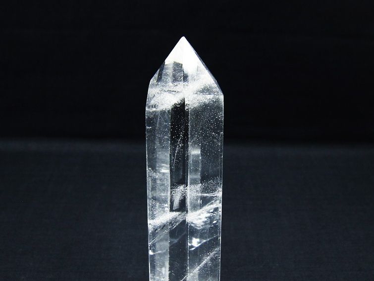 水晶 六角柱 ポイント 置物 一点物 142-10130