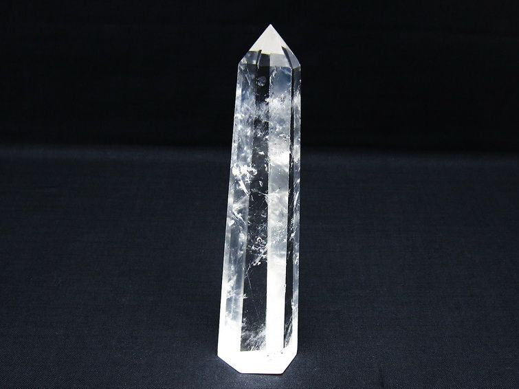 水晶 六角柱 ポイント 置物 一点物 142-10132