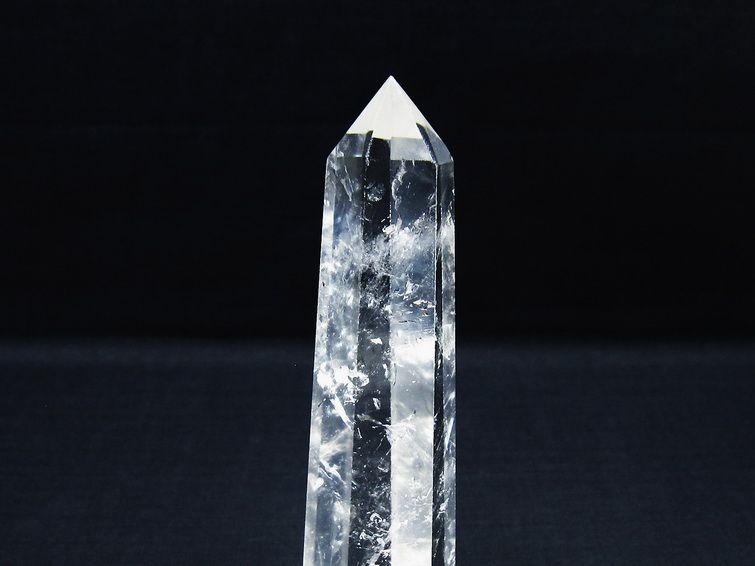 水晶 六角柱 ポイント 置物 一点物 142-10132