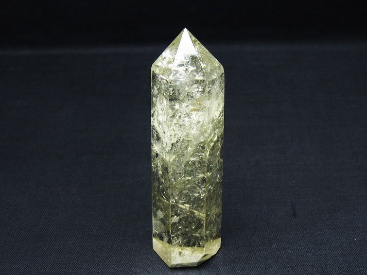 シトリンクォーツ 六角柱 シトリン ポイント 一点物 142-10535