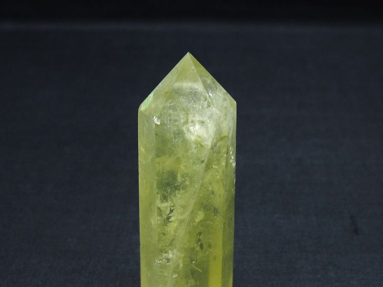 シトリンクォーツ 六角柱 シトリン ポイント 一点物 142-10555