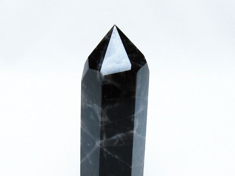 モリオン六角柱　パワーストーン　鑑賞石　天然石　自然石　原石 モリオン 黒水晶 六角柱 ポイント 142-10613 [sold out] – 天然石