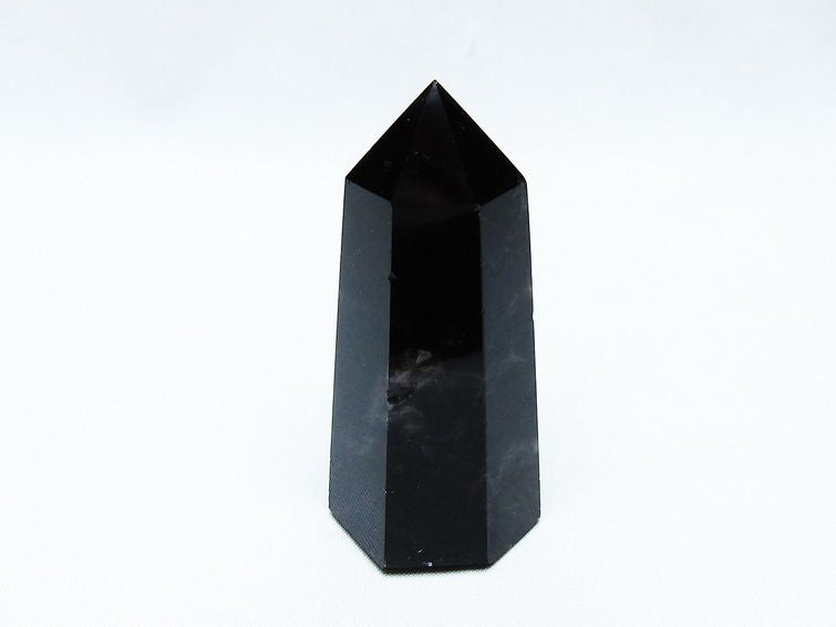 黒水晶 モリオン 六角柱 ポイント 142-10659 [sold out]