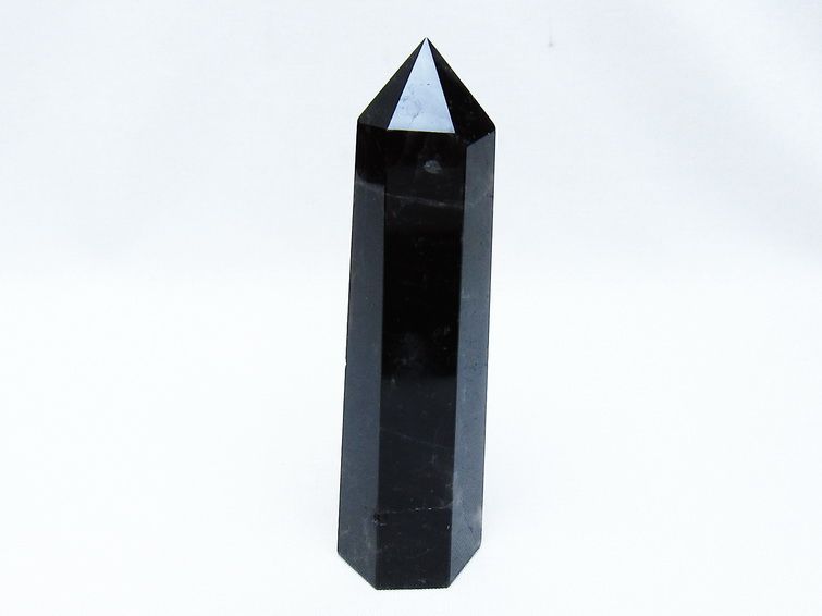 モリオン ポイント 黒水晶 六角柱 142-10737 【sold out】