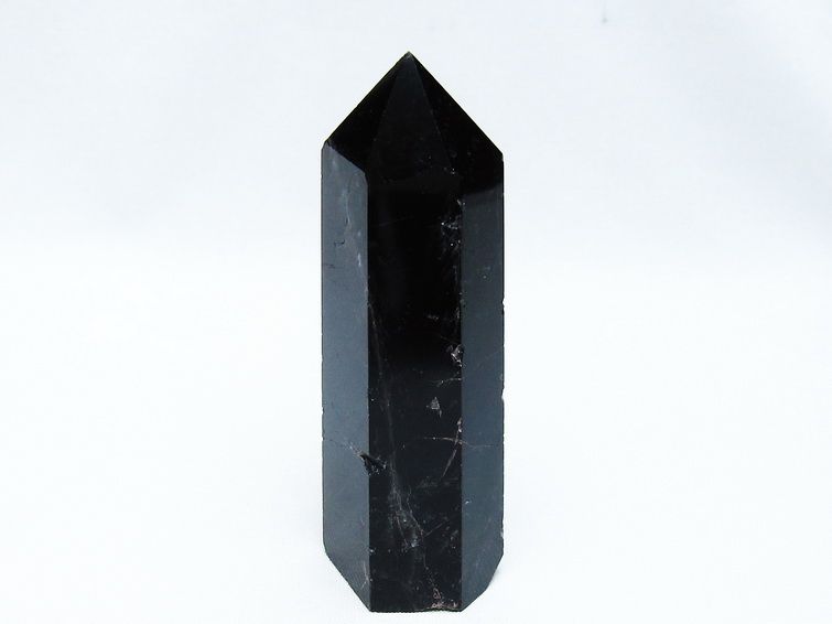 モリオン ポイント 黒水晶 六角柱 142-10746 【sold out】
