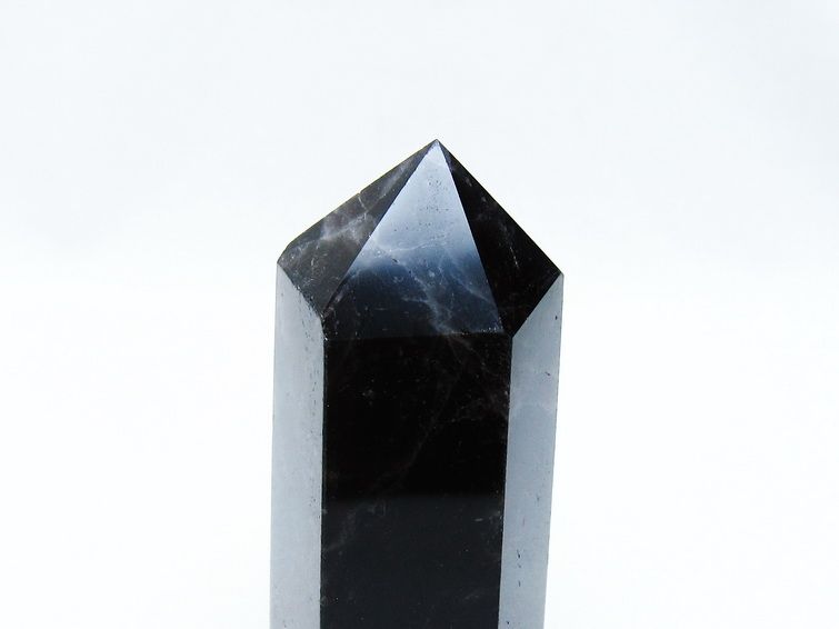 モリオン ポイント 黒水晶 六角柱 142-10757 [sold out]
