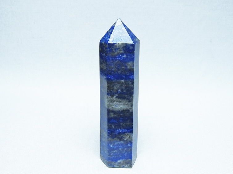 ラピスラズリ 六角柱 ポイント 置物 一点物 142-10895