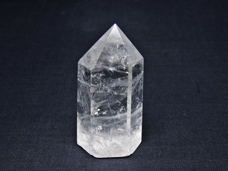 水晶 六角柱 ポイント 置物 一点物 142-10951