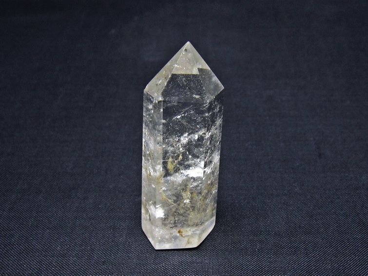 水晶 六角柱 ポイント 置物 一点物 142-10955