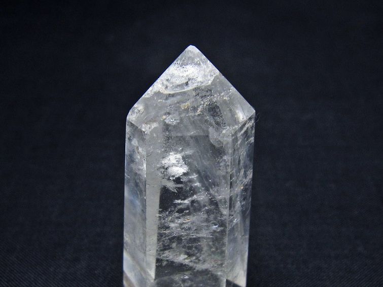 水晶 六角柱 ポイント 置物 一点物 142-10957