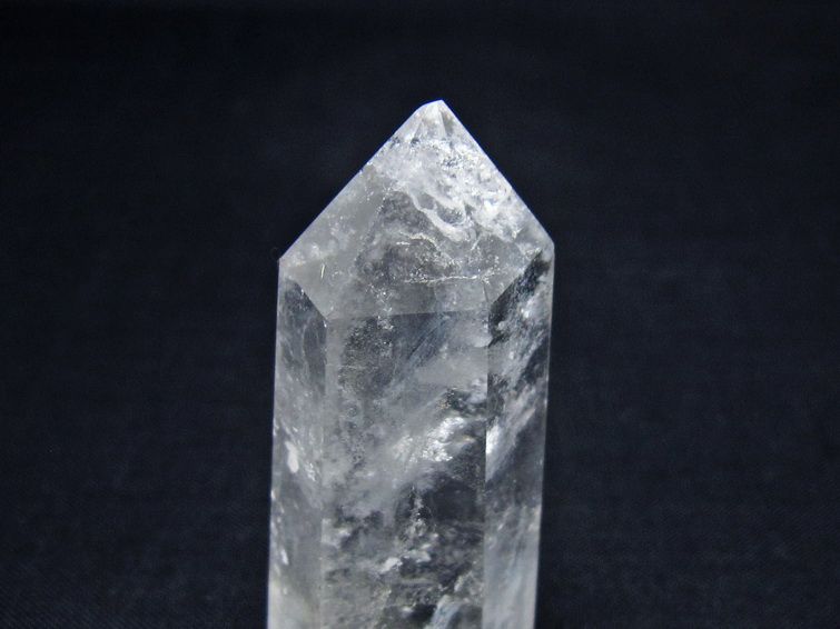 水晶 六角柱 ポイント 置物 一点物 142-10957