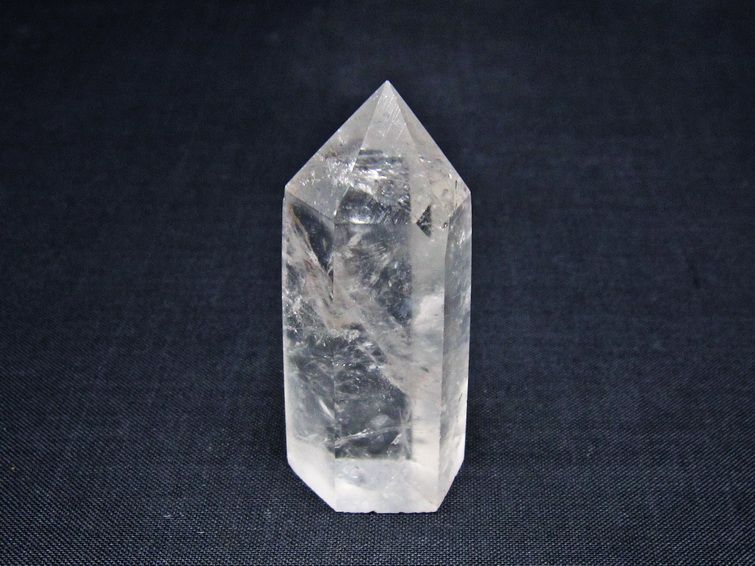 水晶 六角柱 ポイント 置物 一点物 142-10962