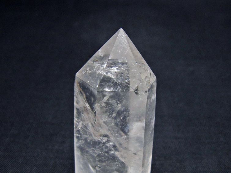 水晶 六角柱 ポイント 置物 一点物 142-10962